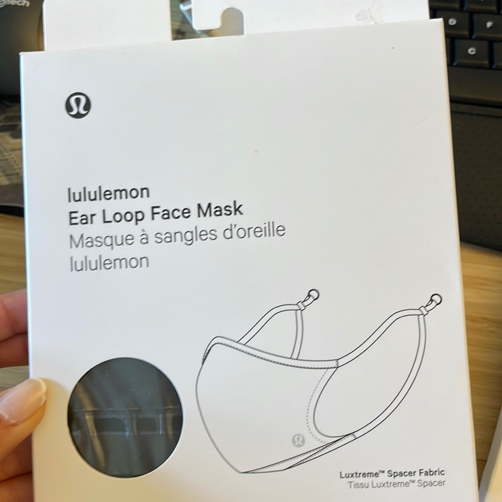 Lululemon ear loop face mask